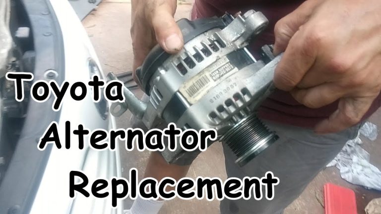 2011 Toyota Sienna Alternator Replacement Cost