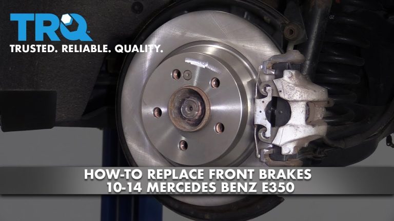 Mercedes E350 Brake Pads And Rotors Replacement Cost