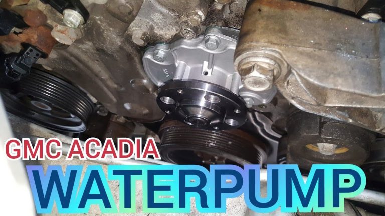 Gmc Acadia Water Pump Replacement Cost