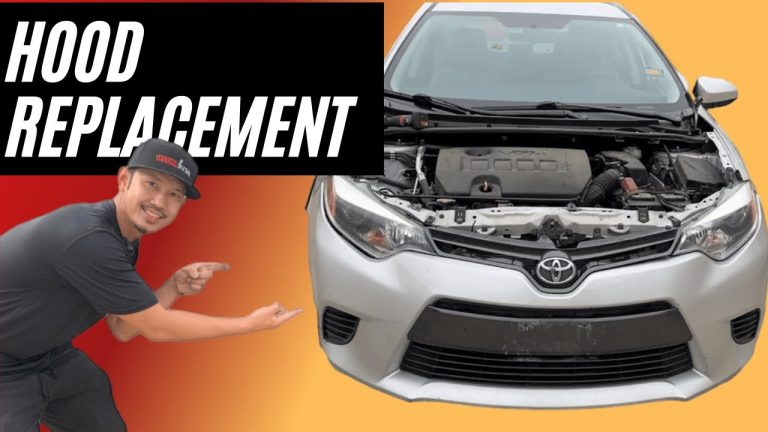 Toyota Corolla Hood Replacement Cost