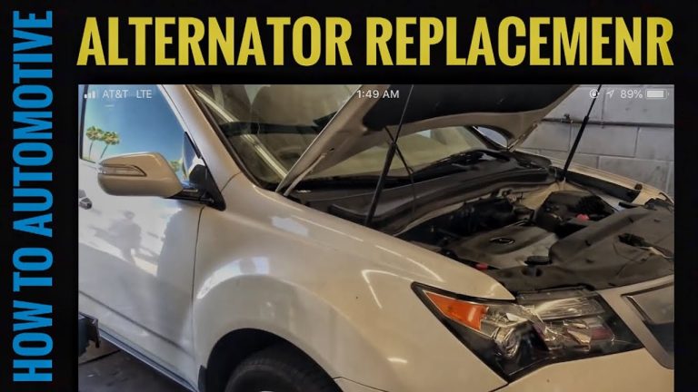 Acura Mdx Alternator Replacement Cost