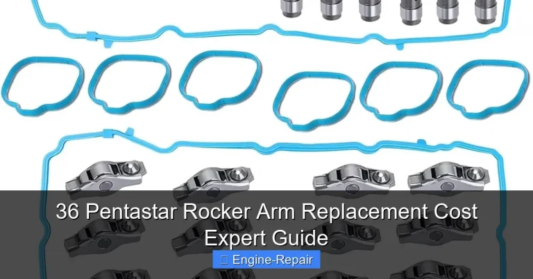 36 Pentastar Rocker Arm Replacement Cost Expert Guide