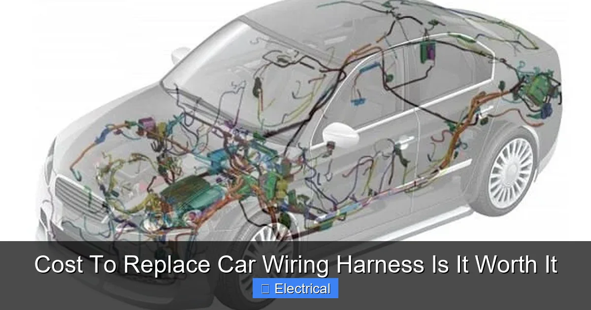Cost To Replace Car Wiring Harness Is It Worth It