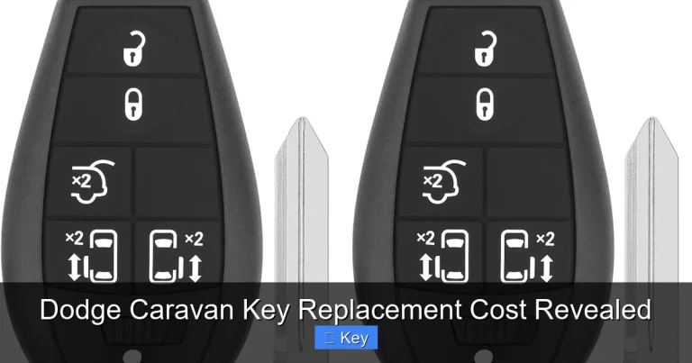 Dodge Caravan Key Replacement Cost Revealed