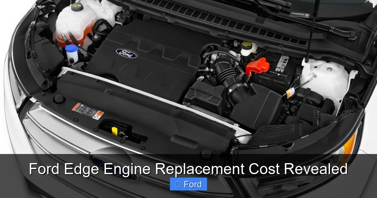 Ford Edge Engine Replacement Cost Revealed