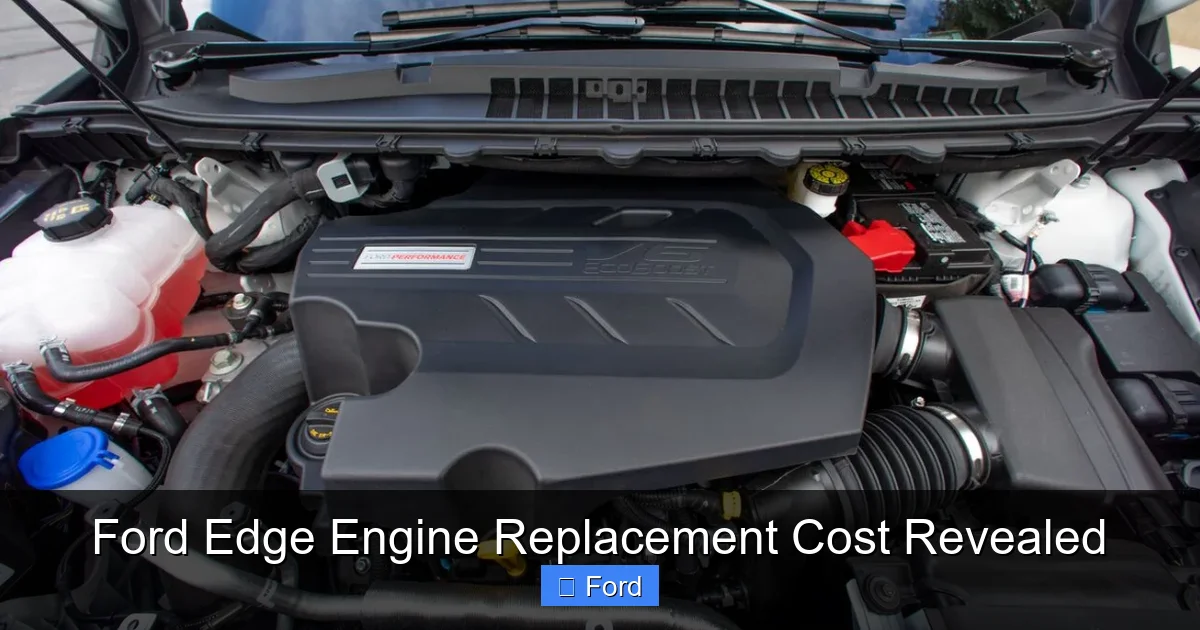 Ford Edge Engine Replacement Cost Revealed