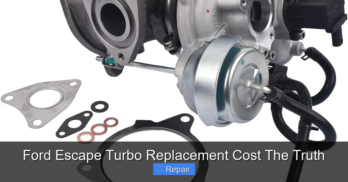 Ford Escape Turbo Replacement Cost The Truth