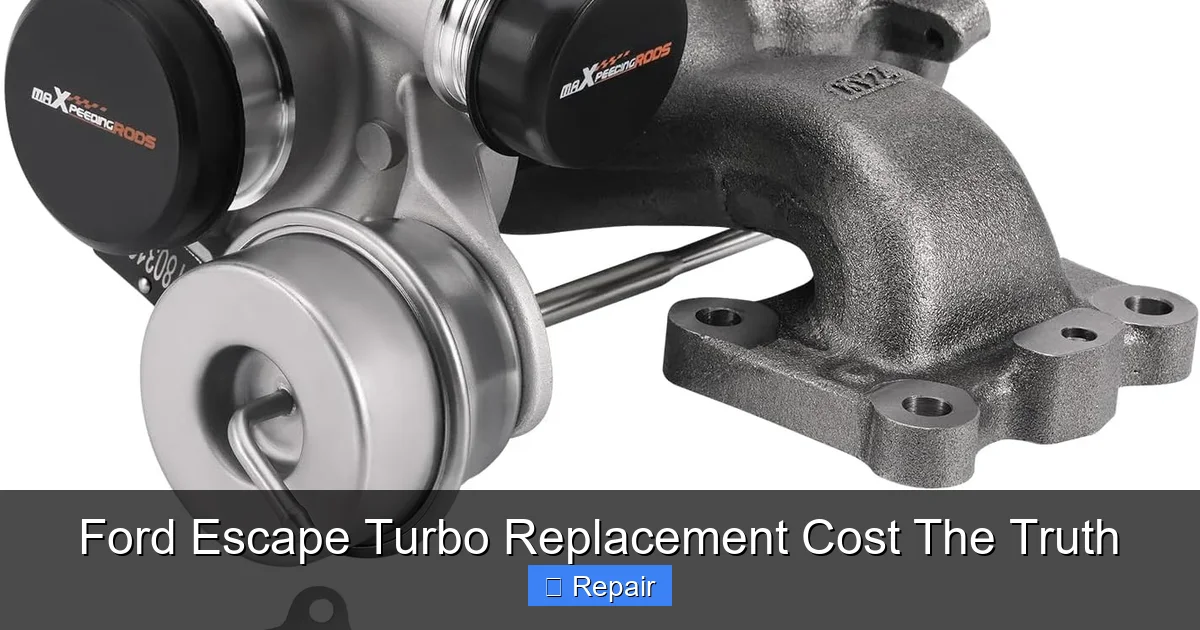 Ford Escape Turbo Replacement Cost The Truth