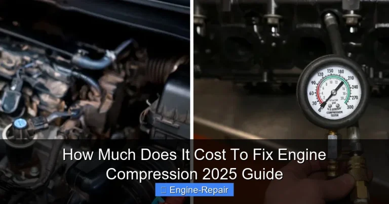 How Much Does It Cost To Fix Engine Compression 2025 Guide