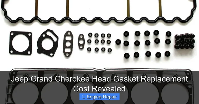 Jeep Grand Cherokee Head Gasket Replacement Cost Revealed