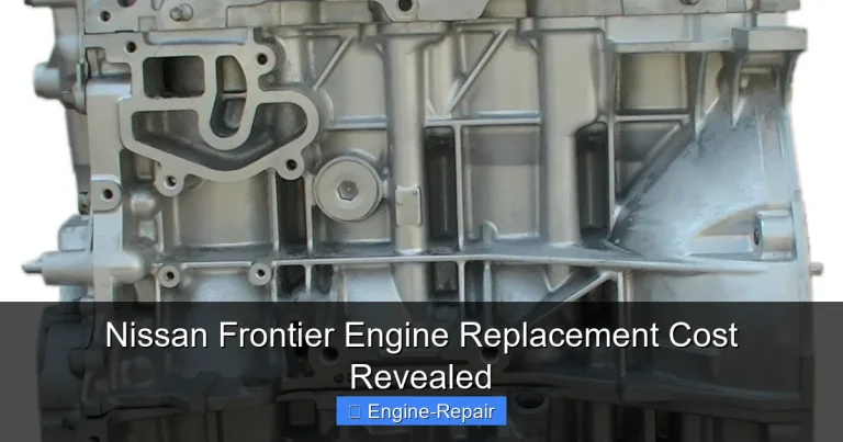 Nissan Frontier Engine Replacement Cost Revealed