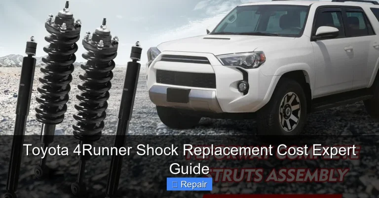 Toyota 4Runner Shock Replacement Cost Expert Guide