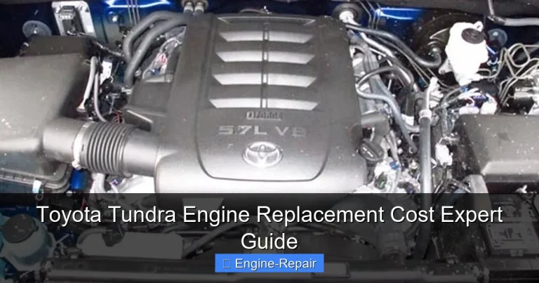 Toyota Tundra Engine Replacement Cost Expert Guide