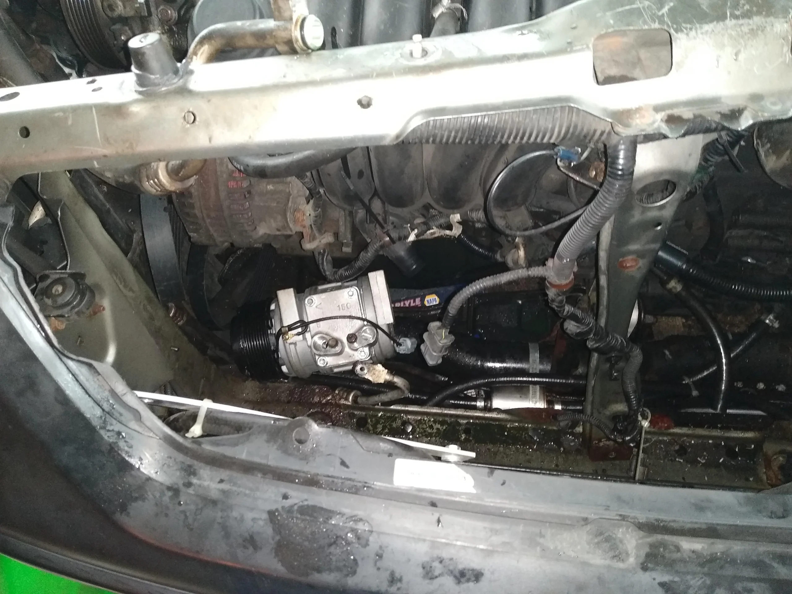 2008 honda crv ac compressor replacement cost