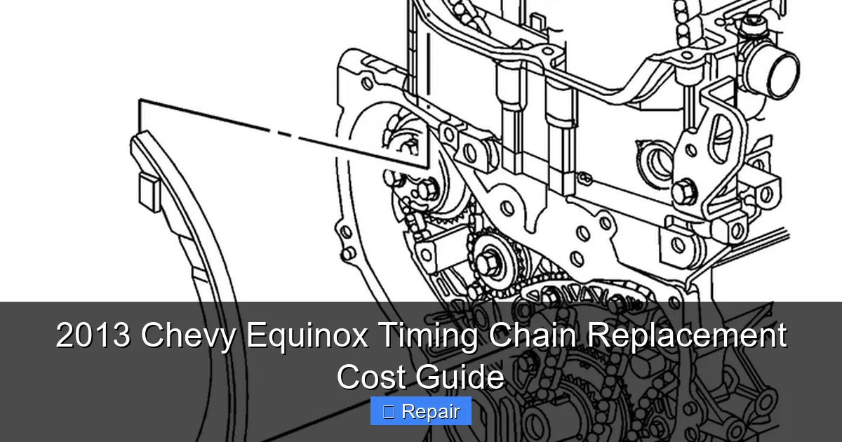 2013 Chevy Equinox Timing Chain Replacement Cost Guide