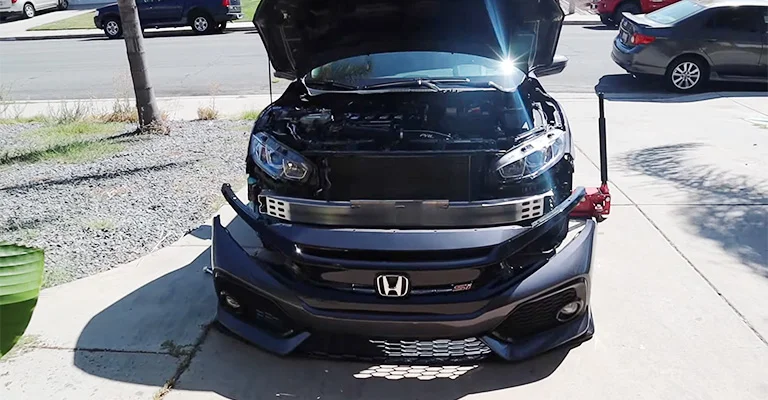 2019 honda civic front bumper replacement cost