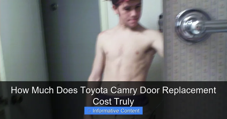 How Much Does Toyota Camry Door Replacement Cost Truly