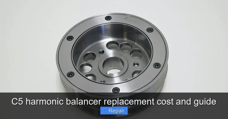 C5 harmonic balancer replacement cost and guide