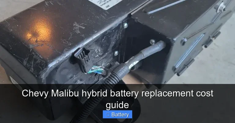 Chevy Malibu hybrid battery replacement cost guide