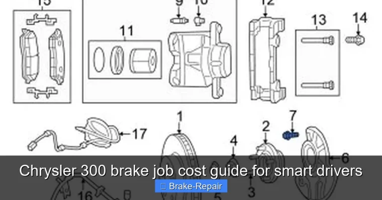 Chrysler 300 brake job cost guide for smart drivers