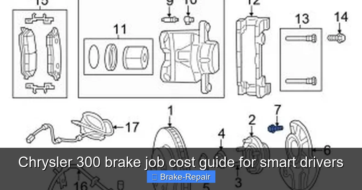 Chrysler 300 brake job cost guide for smart drivers