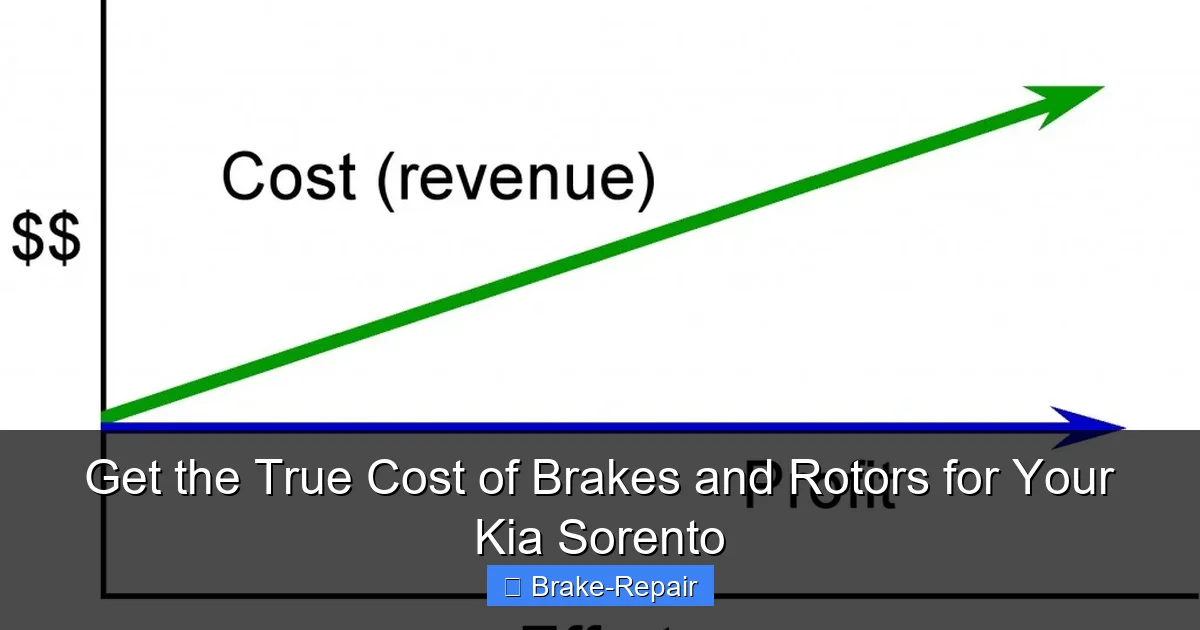Get the True Cost of Brakes and Rotors for Your Kia Sorento