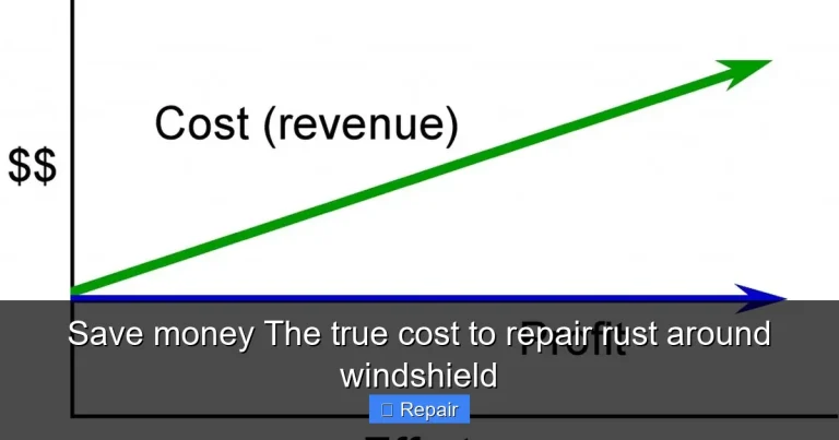 Save money The true cost to repair rust around windshield
