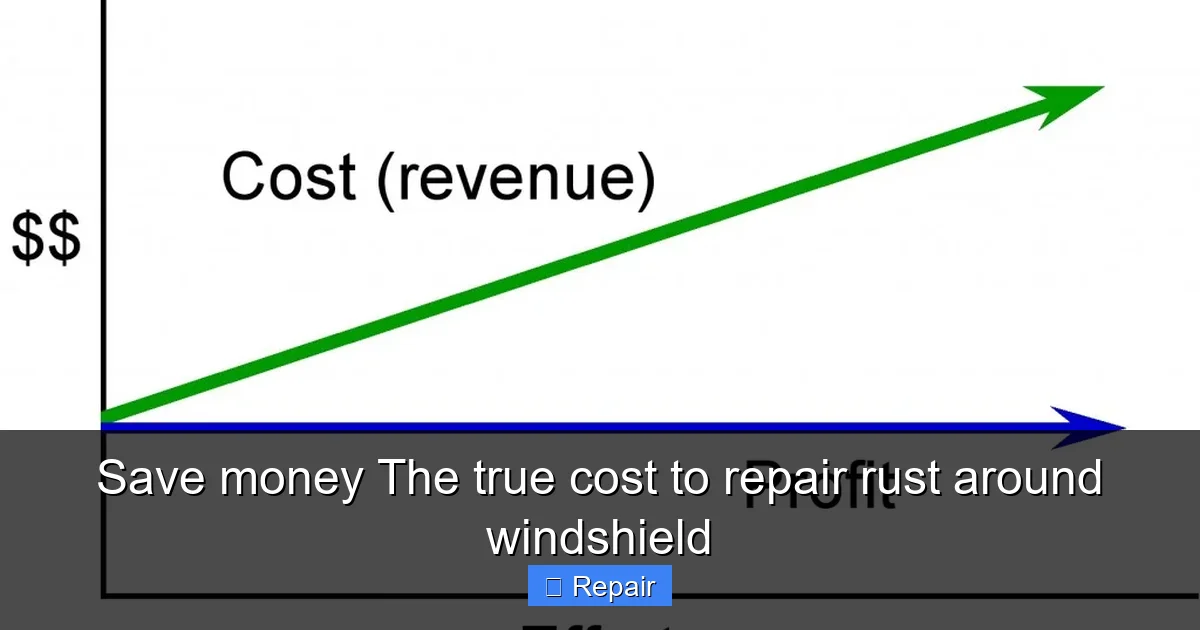 Save money The true cost to repair rust around windshield