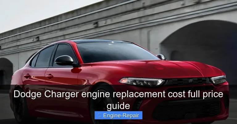 Dodge Charger engine replacement cost full price guide