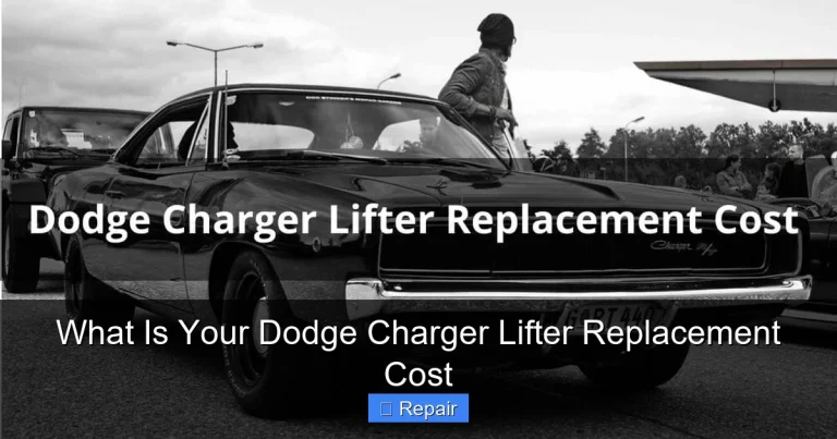 What Is Your Dodge Charger Lifter Replacement Cost