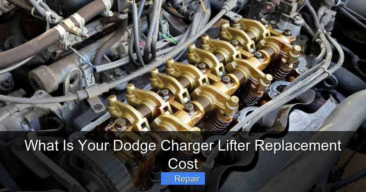 What Is Your Dodge Charger Lifter Replacement Cost