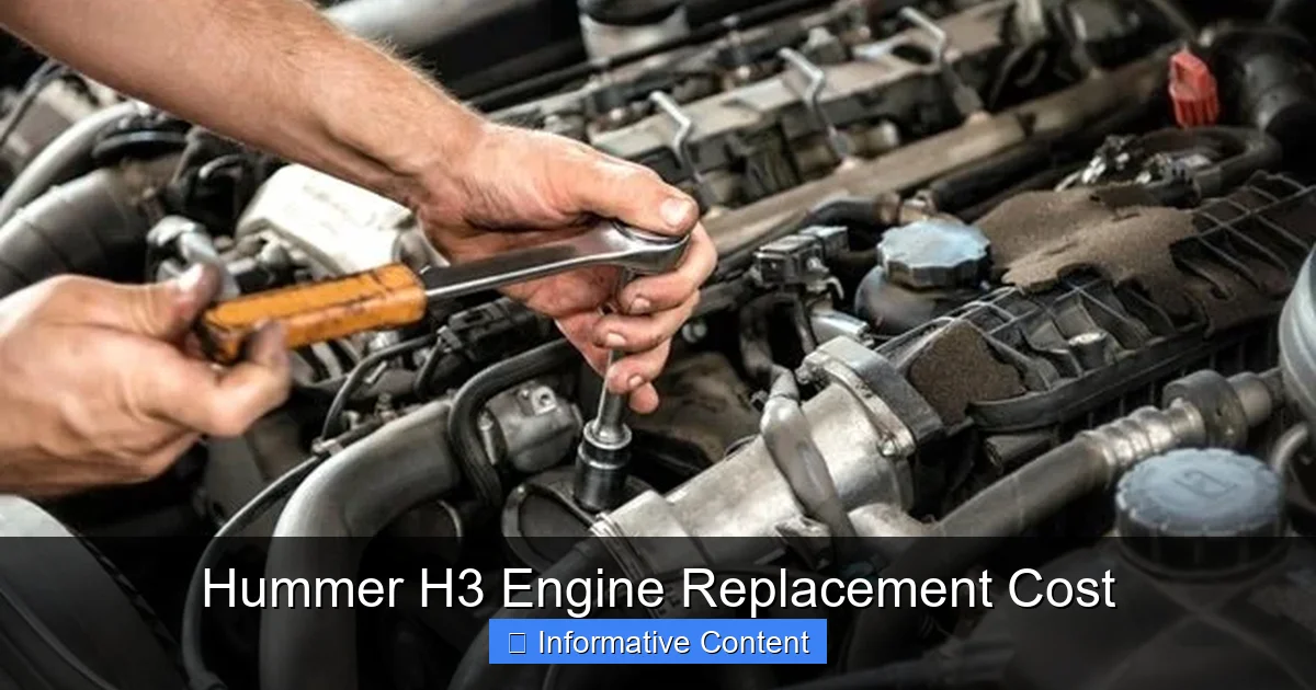Hummer H3 Engine Replacement Cost