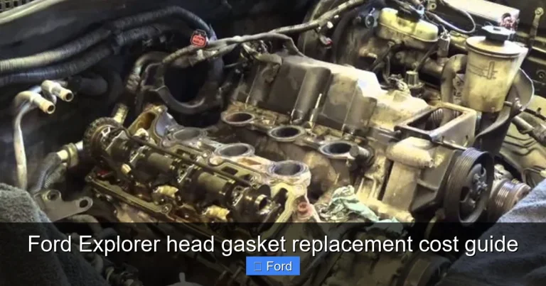 Ford Explorer head gasket replacement cost guide