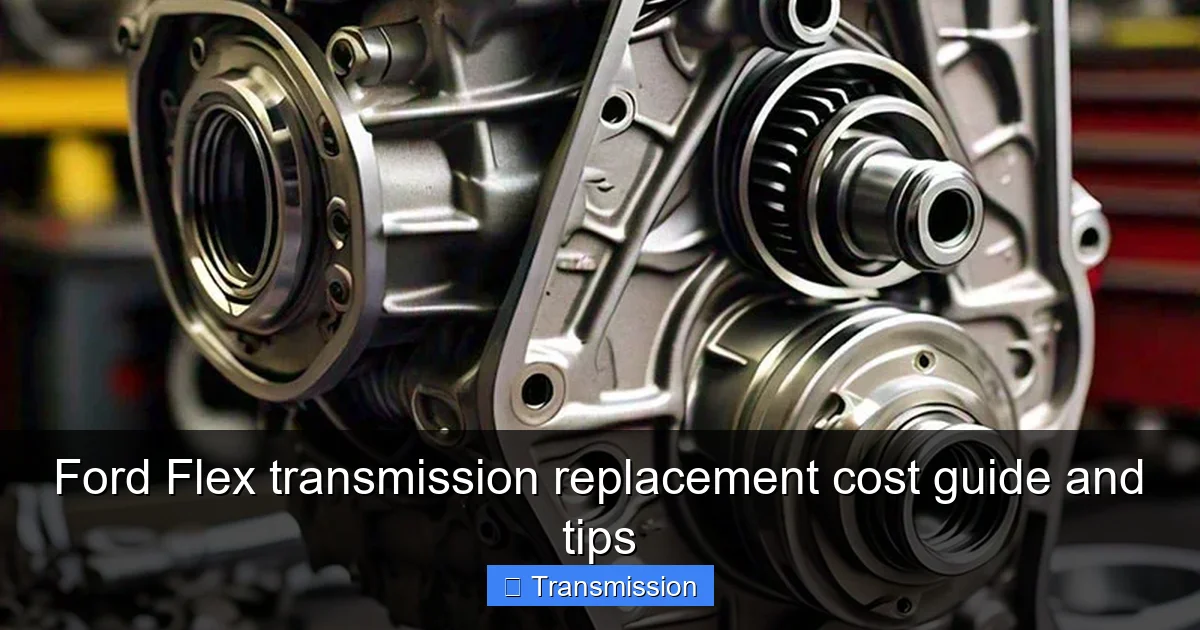 Ford Flex transmission replacement cost guide and tips