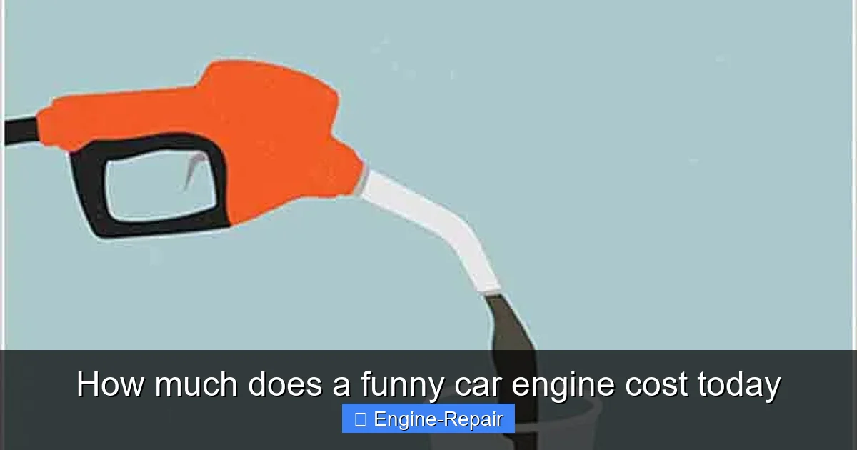 How much does a funny car engine cost today