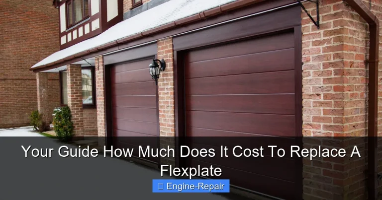 Your Guide How Much Does It Cost To Replace A Flexplate
