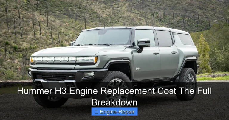 Hummer H3 Engine Replacement Cost The Full Breakdown