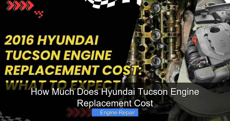 How Much Does Hyundai Tucson Engine Replacement Cost