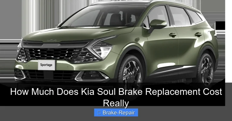 How Much Does Kia Soul Brake Replacement Cost Really