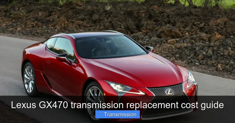 Lexus GX470 transmission replacement cost guide