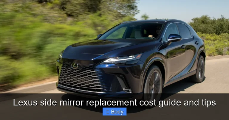 Lexus side mirror replacement cost guide and tips