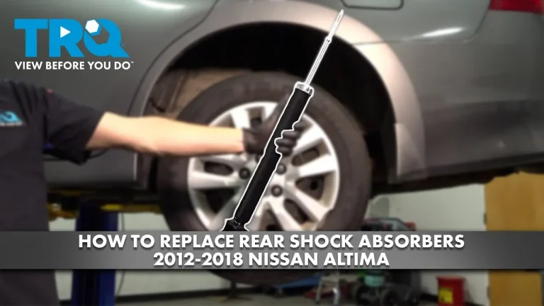 Nissan Altima Rear Shock Replacement Cost: Your Complete Guide