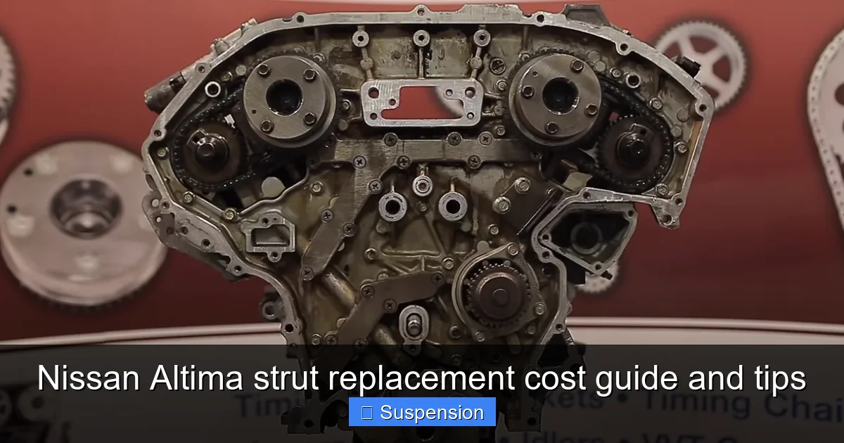 Nissan Altima strut replacement cost guide and tips