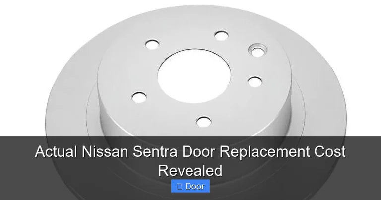 Actual Nissan Sentra Door Replacement Cost Revealed