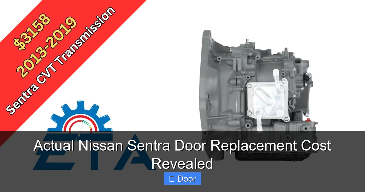 Actual Nissan Sentra Door Replacement Cost Revealed