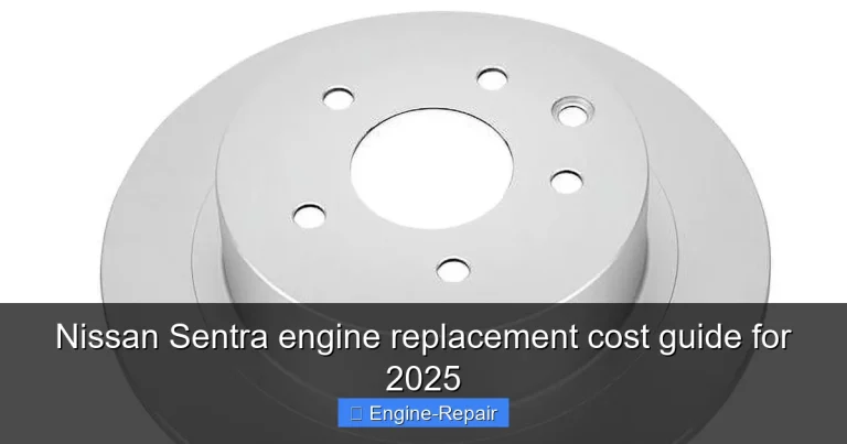 Nissan Sentra engine replacement cost guide for 2025