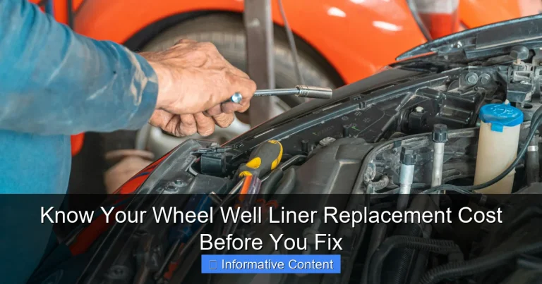 Know Your Wheel Well Liner Replacement Cost Before You Fix
