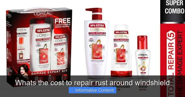 Whats the cost to repair rust around windshield