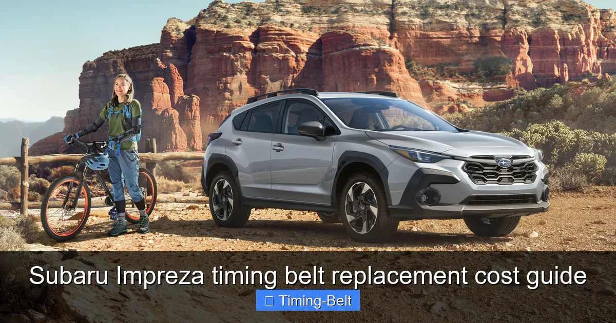 Subaru Impreza timing belt replacement cost guide