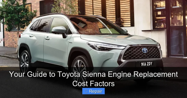Your Guide to Toyota Sienna Engine Replacement Cost Factors